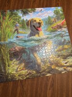 Ceaco Mark Fredrickson - Yellow Lab - Puzzlebild
