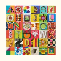 Werkshoppe Typeface Collage - image du puzzle