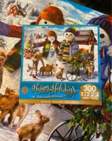 Masterpieces Happy Holidays - Snow Family McDonald - Puzzlebild