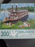Bits and Pieces Steamboat Picnic - puzzle image