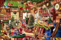 Bigelow Illustration Christmas Shop - puzzle image