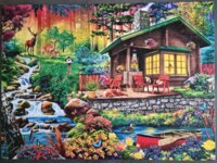 Trefl Cabin in the woods - puzzle image