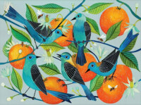 Galison Naranjas - imagen del puzzle