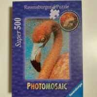 Ravensburger Photomosaic Flamingo - imagen del puzzle