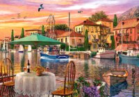 Castorland Sunset Harbour - imagen del puzzle