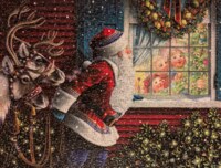 Springbok Gifts From Santa - puzzle image