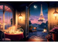 lupilu Paris Glow in the dark puzzle - imagen del puzzle
