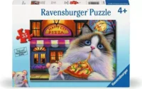 Ravensburger Happy Cat Pizza - imagen del puzzle