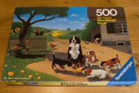 Ravensburger Dogs Playing - imagen del puzzle
