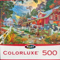 RoseArt Fall Country Farm - imagen del puzzle
