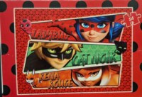Step Puzzle Miraculous: Ladybug, Cat Noir & Rena Rouge - パズル画像