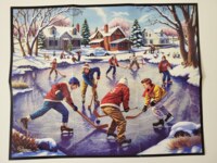 Boardwalk Pond Hockey - パズル画像