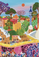 Pieces & Peace Park Güell - Puzzlebild