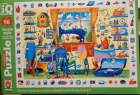 Airis Press IQ Puzzle. At a Tailor's House - パズル画像