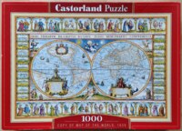 Castorland Copy of Map of the World 1639 - パズル画像