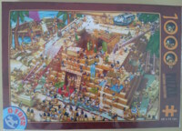 D-Toys Cartoon Collection - Pyramidenbau - Puzzlebild