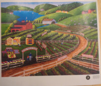 Masterpieces Folk Art - Berry Valley Farm - puzzle image