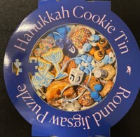 Piecework Hanukkah Cookie Tin - obrázek puzzlí