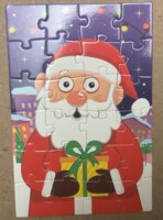 Puzzle Time Blue Tractor Advent 9 - パズル画像