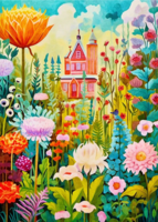 Micro Puzzles Whimsical Garden - puzzle image