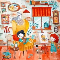 Magnolia Funny Room - Puzzlebild