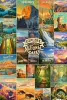 Lantern Press Explore our national parks - imagen del puzzle