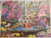 Ceaco Russ Duerksen - Bird Bath - puzzle image