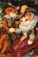 Puzzle story The Painter and His Wife - パズル画像