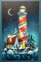 Trevell Phare en fêtes - puzzle image