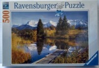 Ravensburger Lake Gerold, Karwendel Mountains - imagen del puzzle