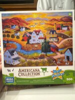 Mega Puzzles Country Autumn Sunset - obrázek puzzlí