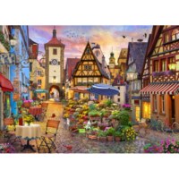 Bluebird Bavarian Town - puzzle image