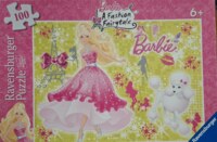 Ravensburger Glittering Barbie  (A Fashion Fairytale) - パズル画像