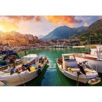 Alipson Port and Fishing Boats - Sicily - puzzle image