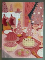 Villager Puzzles Pink Christmas - puzzle image