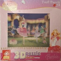 Trefl Barbie i Dwanaście tańczących księżniczek 3D Puzzle - パズル画像