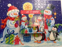 Ceaco Let it snow! Penguins - puzzle image