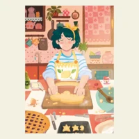 Sto Puzzle Hands in the dough - パズル画像