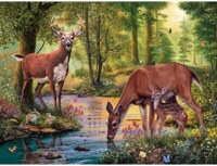 Bits and Pieces Woodland Stream - imagen del puzzle