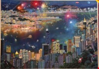 Schmidt Fireworks over Hong Kong - imagen del puzzle