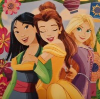 Ravensburger Disney Princess: Girl Power! 2 (Mulan, Belle & Rapunzel) - パズル画像