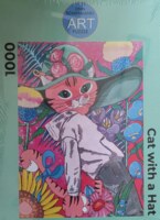 Linn Schiffmann Puzzle Cat with a Hat - puzzle image