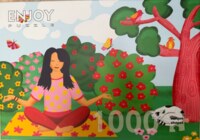 Enjoy Yoga in the Park - パズル画像