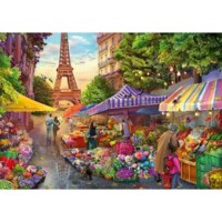 Trefl Flower Market, Paris - obrázek puzzlí