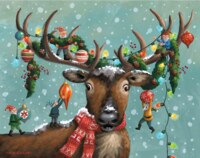 Boardwalk Christmas in the Antlers - obrázek puzzlí