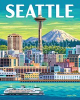 Boardwalk Seattle - obrázek puzzlí