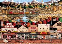 Buffalo Games Sleepy Town West - Puzzlebild