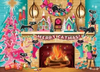 Cobble Hill Merry Catmas - Puzzlebild