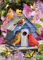 Cobble Hill Spring Birdhouse - obrázek puzzlí