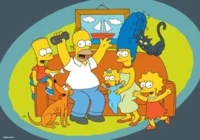 Dino The Simpsons - パズル画像